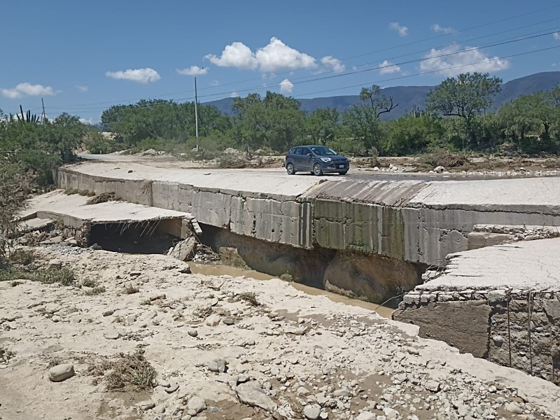 Solicitarán dictamen de riesgo por puente Zapotitlán para presionar obra