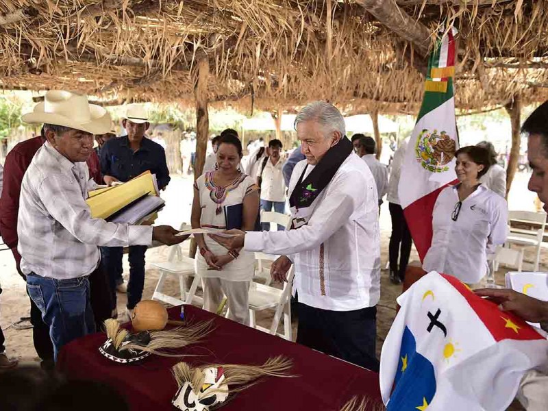 Estará AMLO este martes con yaquis