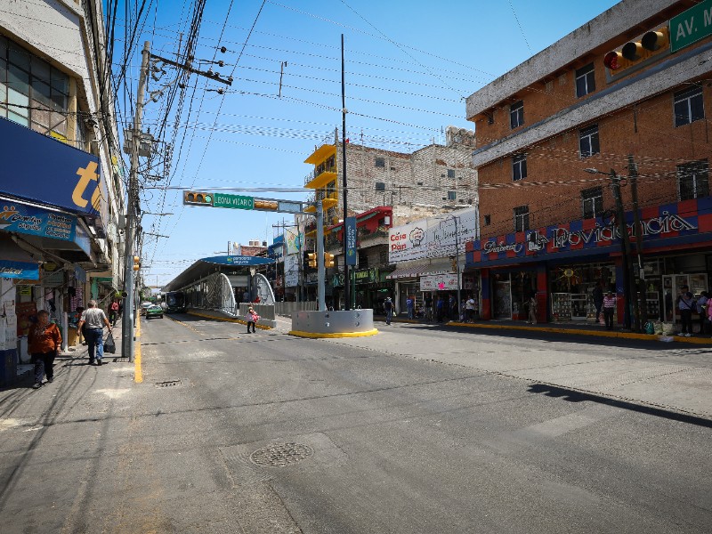 Solo cinco comerciantes de la Miguel Alemán se han reubicado