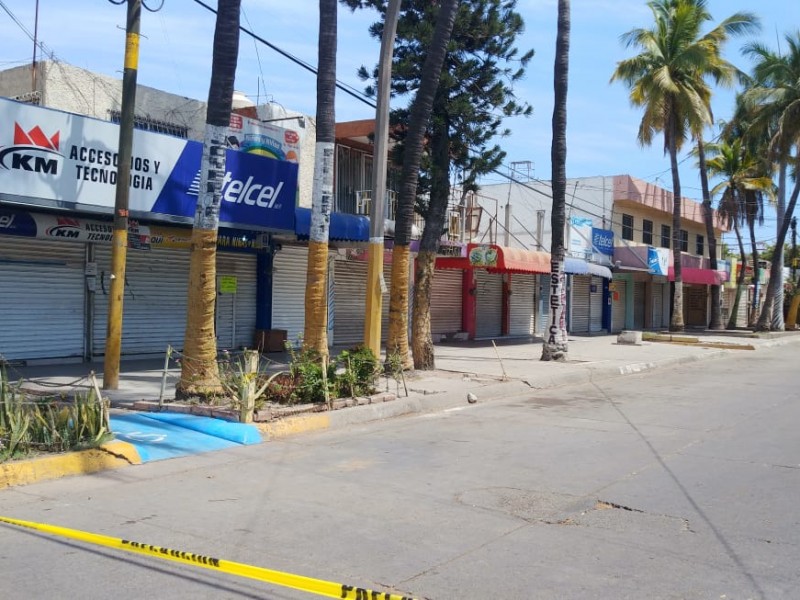 ¡Solo por hoy! Cierran centro de Los Mochis