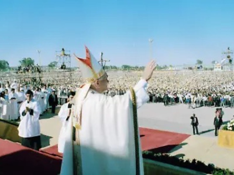 Son 35 años de la visita del Santo Padre