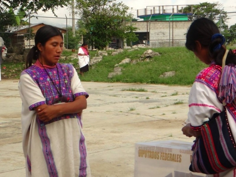 Son más mujeres las candidatas en tres municipios de Chiapas