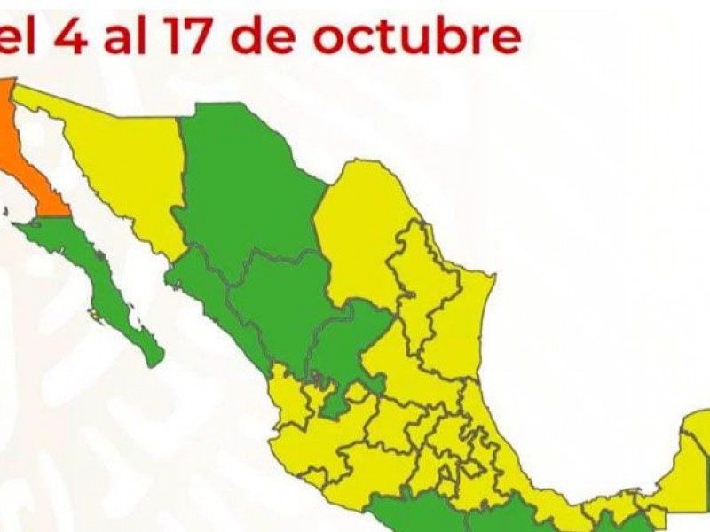 Sonora continua en semáforo epidemiológico amarillo