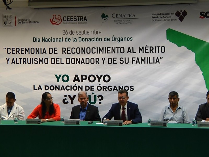 Sonora ocupa el tercer lugar nacional de donaciones