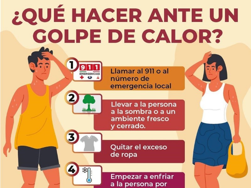 Sonora refuerza medidas contra golpe de calor mortal