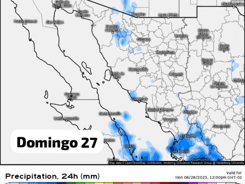 Sonora tendrá este domingo temperaturas arriba de los 45 grados
