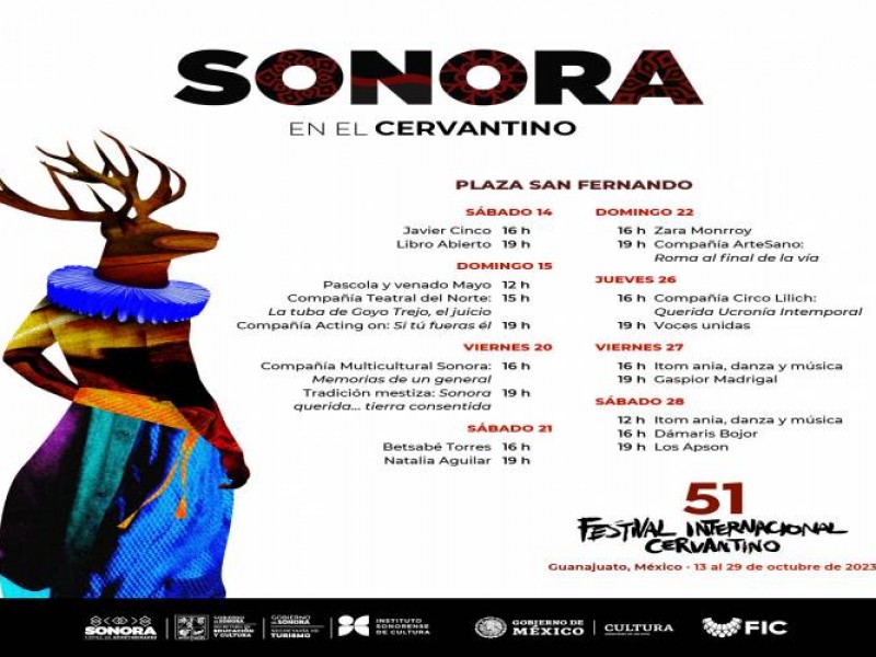 Sonorenses Participarán en el Festival Cervantino