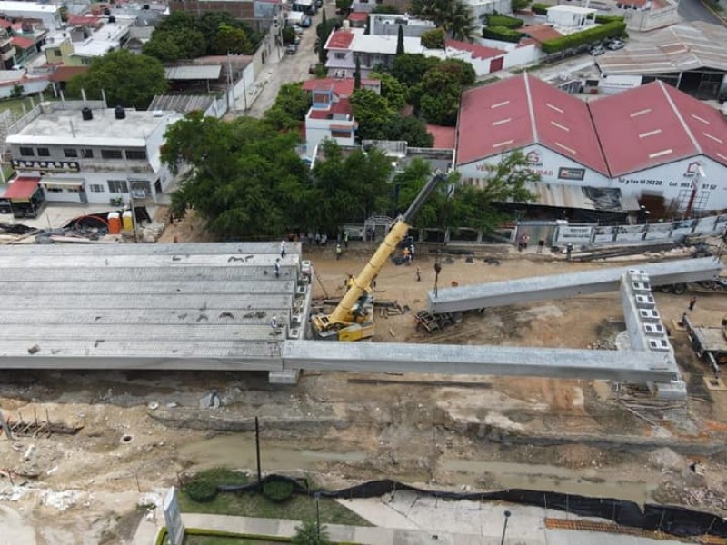 SOP avanza en paso a desnivel en Tuxtla Gutiérrez