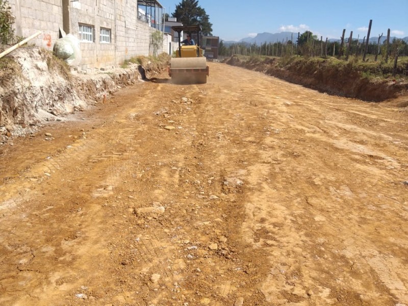 SOP realiza obras viales en San Cristóbal de las Casas