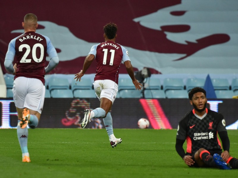 Sorpresa en la Premier, Aston Villa goleó al Liverpool 7-2