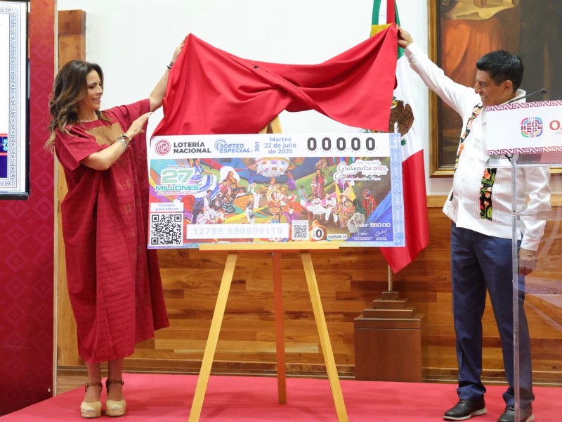 Sorteo Especial en honor a la Guelaguetza 2025 en la Lotería Nacional