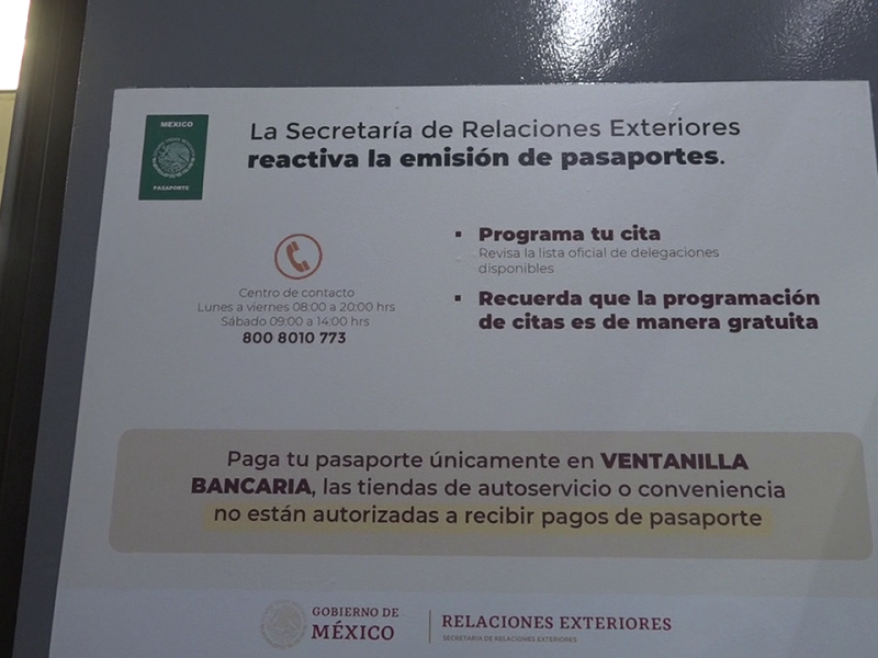 SRE alerta de fraudes en el pago de pasaportes mexicanos
