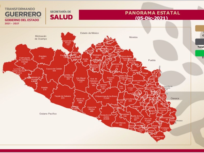 SSA Guerrero reporta 26 nuevos casos de Covid-19