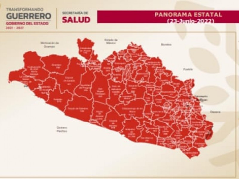 SSA reporta 314 casos activos de COVID19 en Guerrero