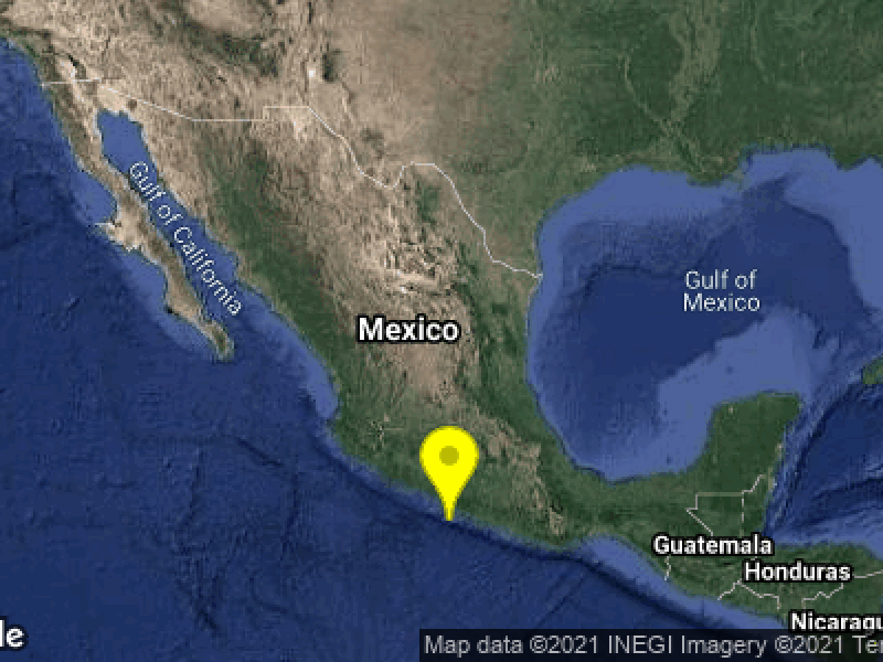 SSN reporta temblor de 4.2 en Técpan de Galeana