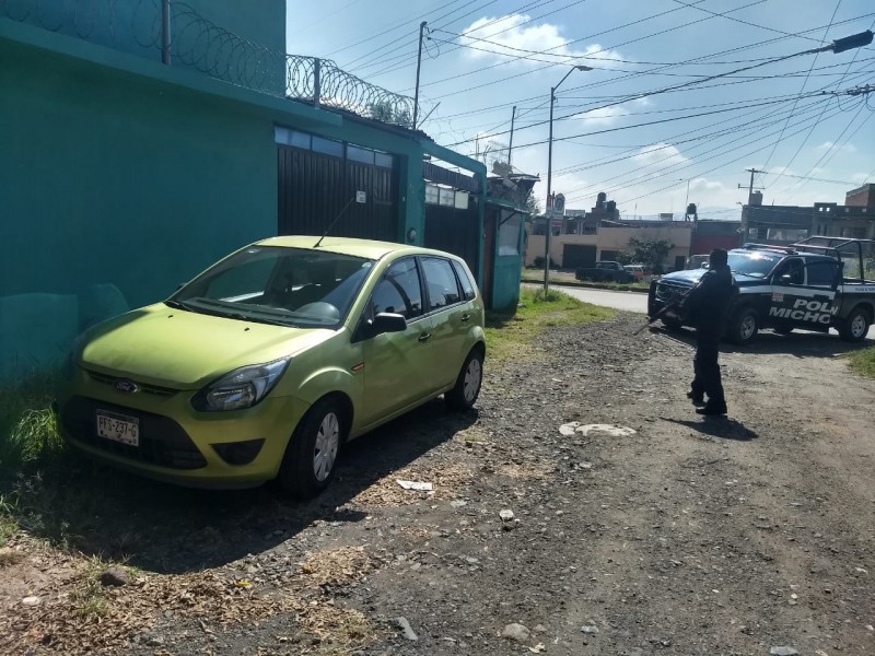 Ssp recupera a menor sustraída en auto robado