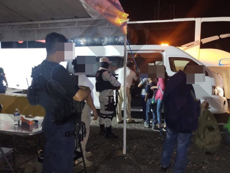 SSP resguarda a 34 migrantes en Minatitlán y Cosoleacaque