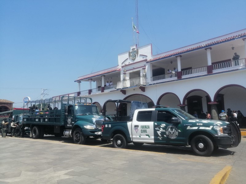 SSP toma control de la seguridad en Amatlán