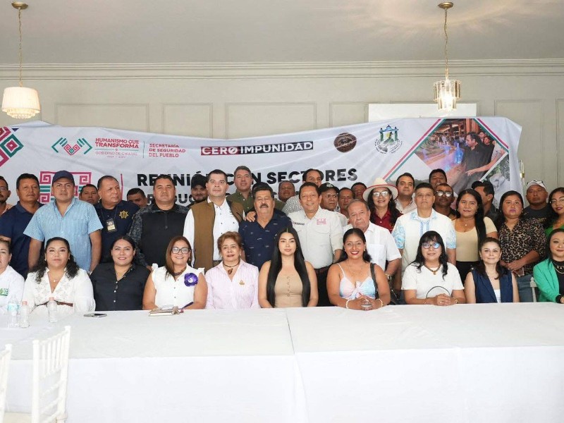 SSP y FGE escuchan a sectores productivos de la Costa de Chiapas