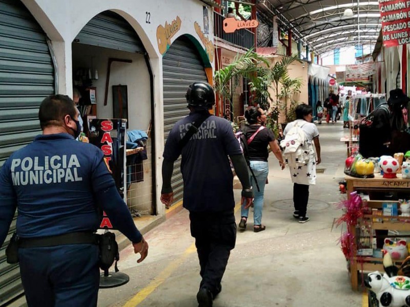SSPM implementó operativos en barrios del centro de Tuxtla Gutiérrez