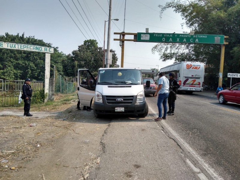 SSPO activa operativo “sellamiento” en límites de Oaxaca-Veracruz