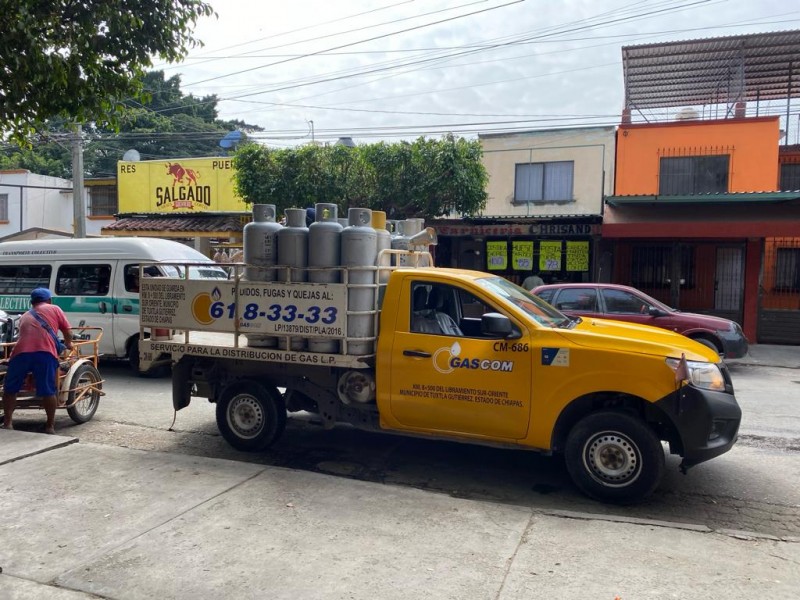 Sube $30.00 precio de tanque de gas en un mes