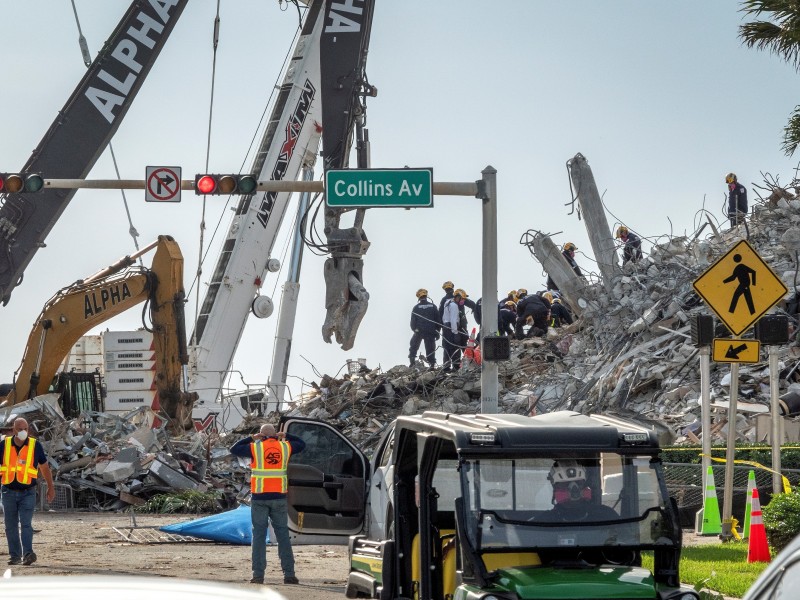 Sube a 90 número de víctimas en derrumbe de Miami