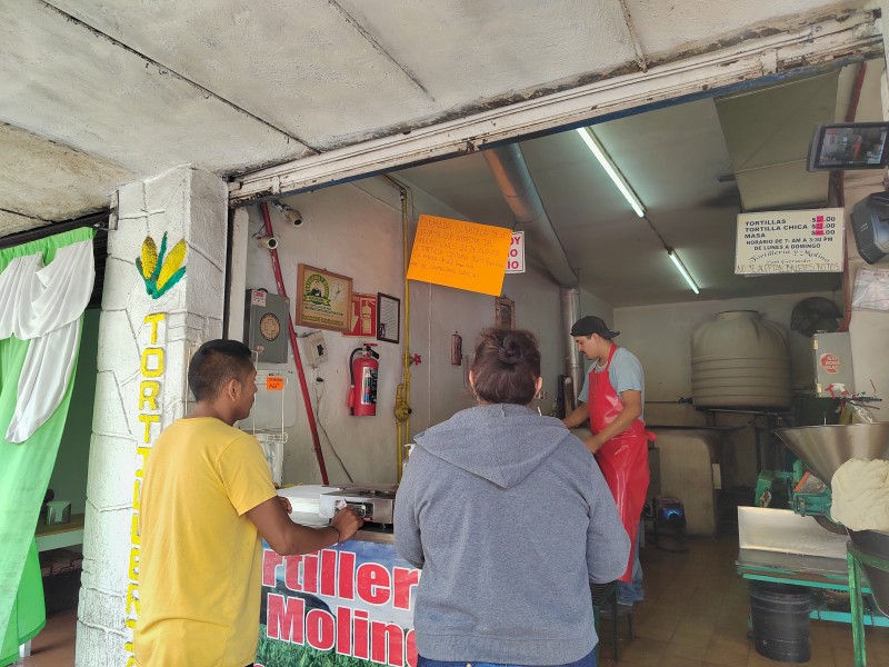 Sube precio de tortilla en AMG, alcanza los 25 pesos