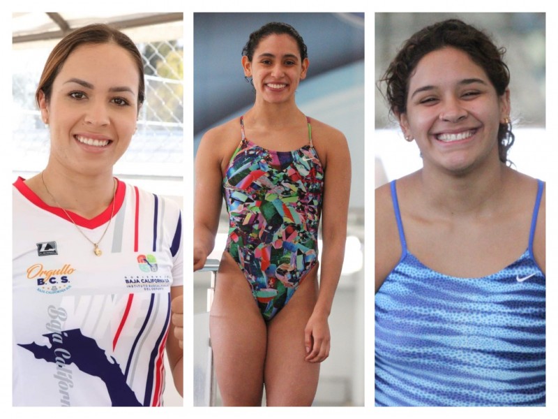 Sudcalifornianas Yuli Verdugo, Aranza Vázquez y Gabriela Agúndez en Tokio