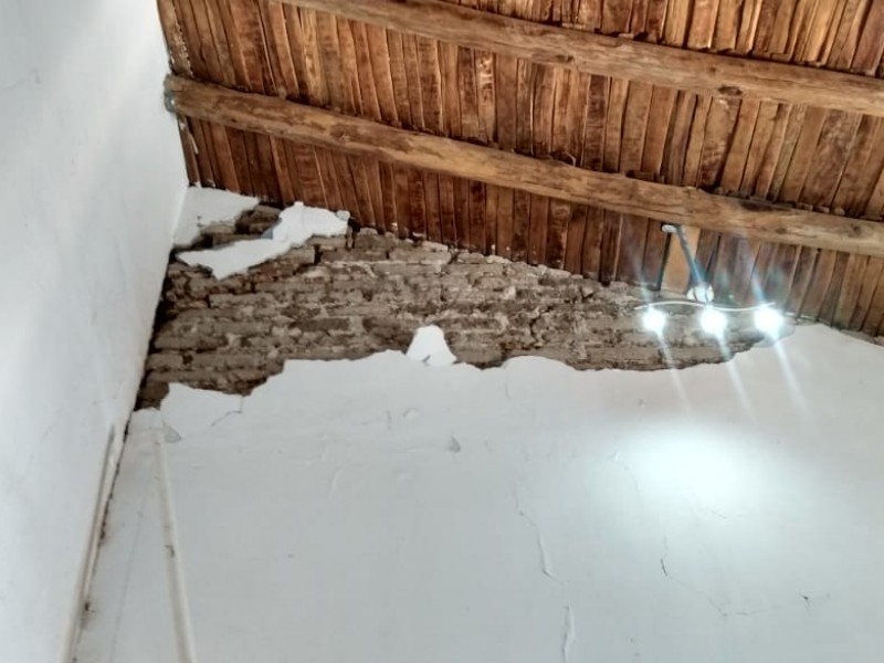 Sufre daños Palacio Municipal de San Pedro Huamelula tras sismo
