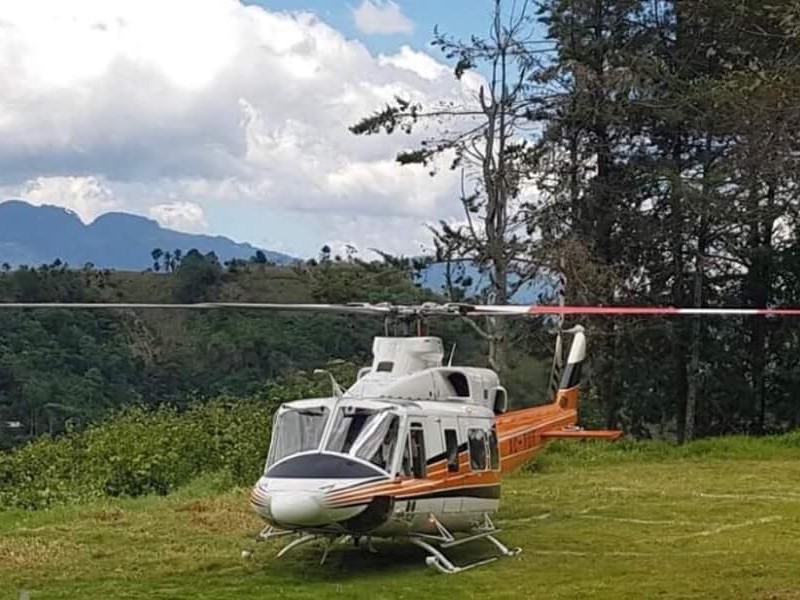Sufre falla mecánica helicóptero de gobernador