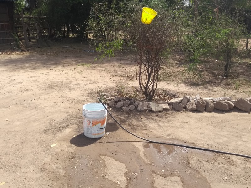 Sufren en Tajimaroa por desabasto de agua