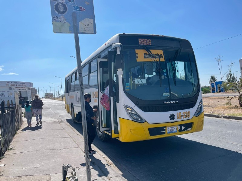 Sufren por falta de transporte en Loma Dorada