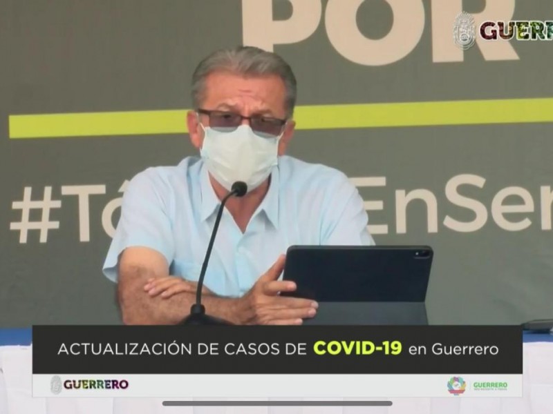 Suman 105 muertes por Covid-19 en Guerrero