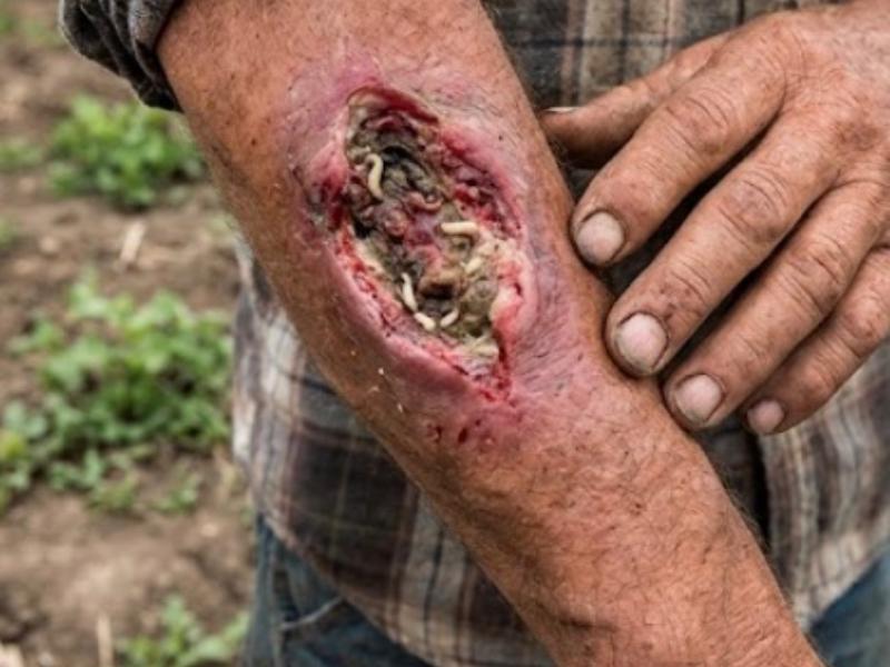 Suman 12 casos de gusano barrenador en humanos