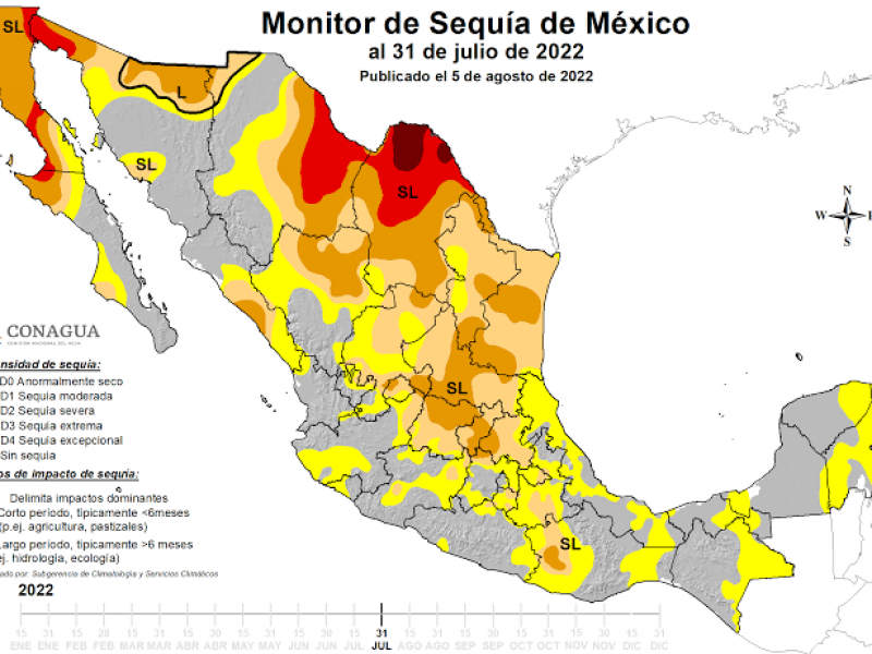 Suman 152 municipios anormalmente secos en Veracruz