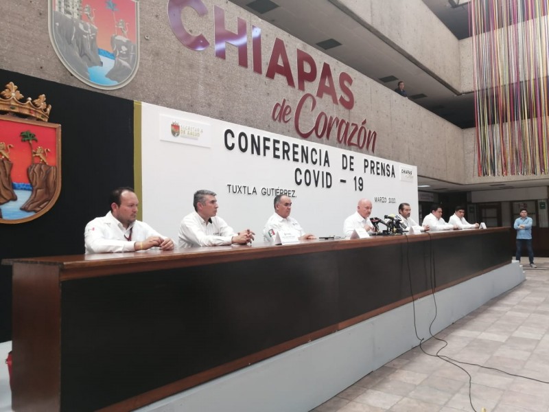 Suman 7 casos confirmados por Covid-19 en Chiapas