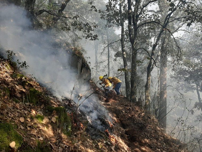 Suman 7 los incendios activos en Puebla