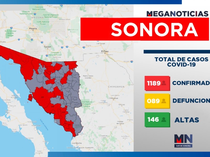 Suman dos defunciones más en el sur de Sonora