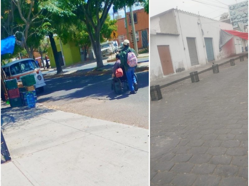 Suman más reportes por obstrucción de vía pública