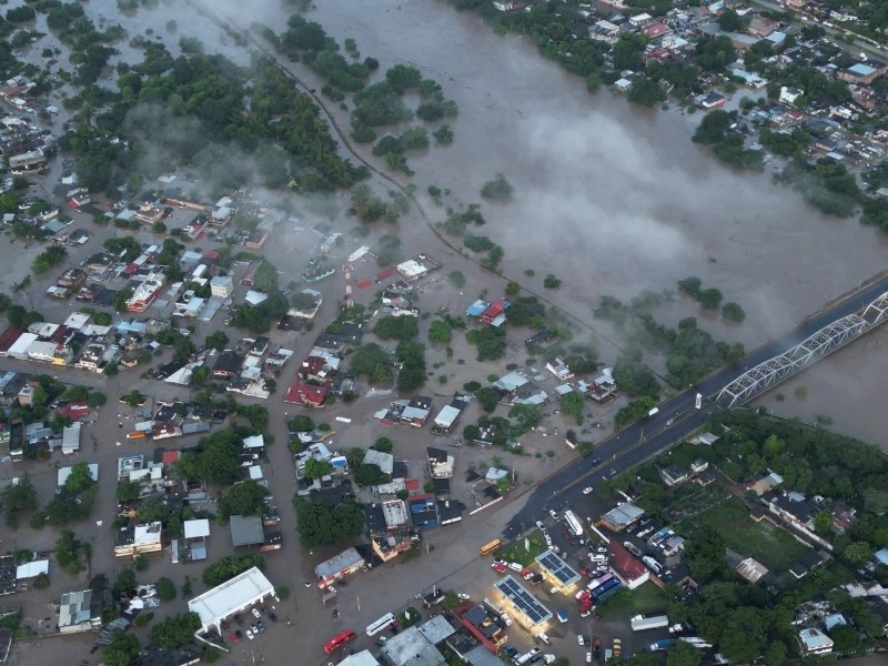 Suman siete las víctimas por las lluvias en Veracruz