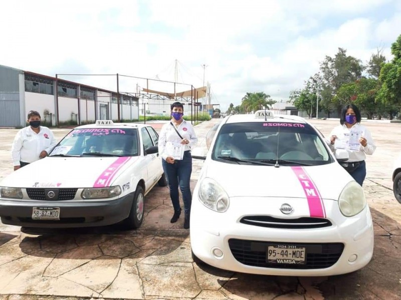 Sumará SEMOVI taxis Línea Violeta para disminuir Violencia de Género