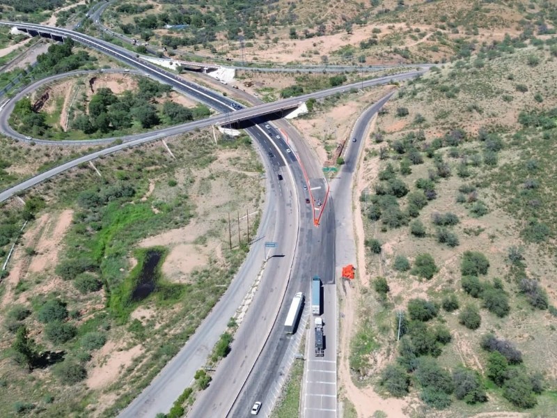 Supervisan autoridades trabajos rehabilitación en la autopista Estación Don–Nogales