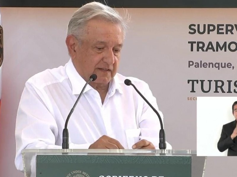 Supervisa AMLO avances de obra Tren Maya