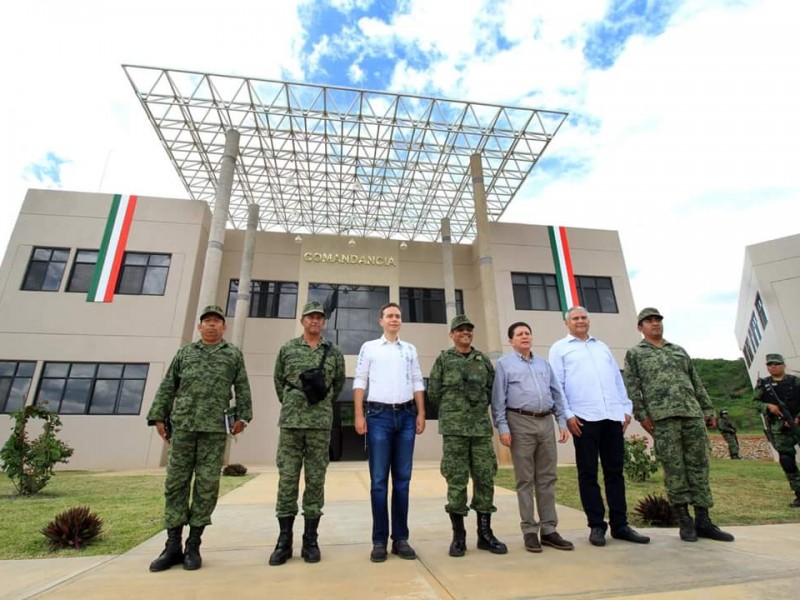 Supervisa MVC avance del cuartel militar