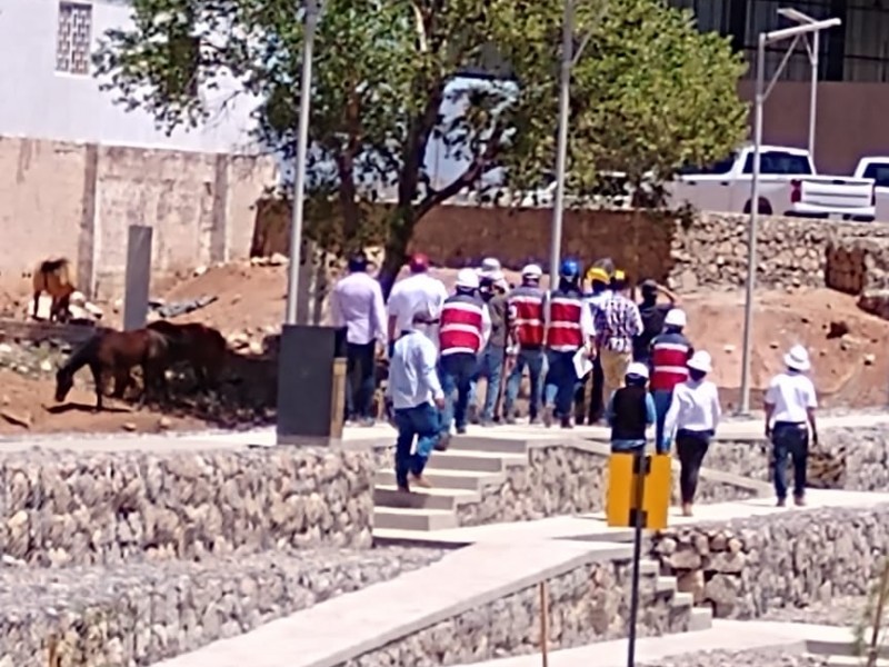 Supervisa SEDATU obras en Nogales