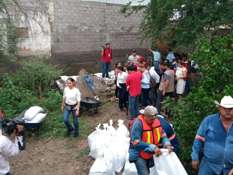 Supervisan acciones de prevención por lluvias