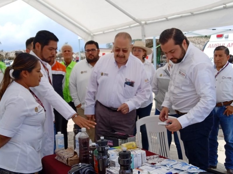 Supervisan acciones del operativo preventivo de salud en Tuxpan