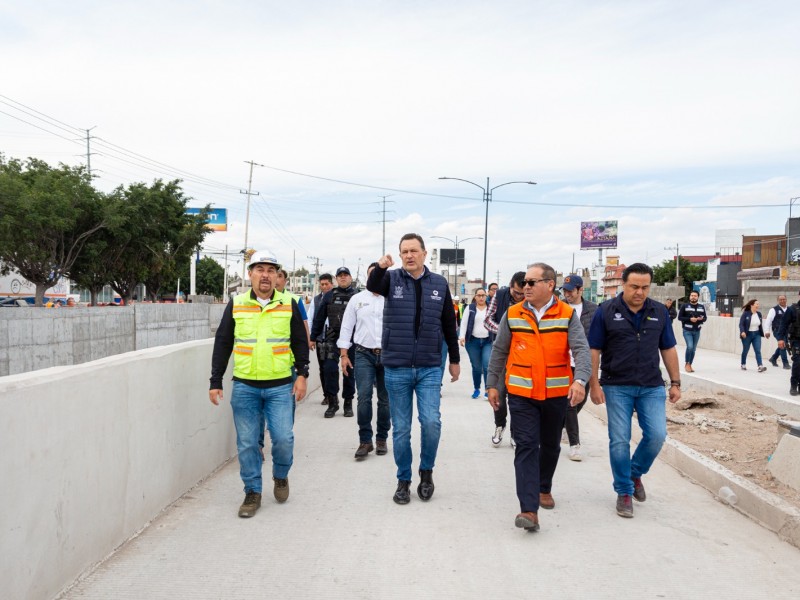 Supervisan avances de la obra de 5 de Febrero