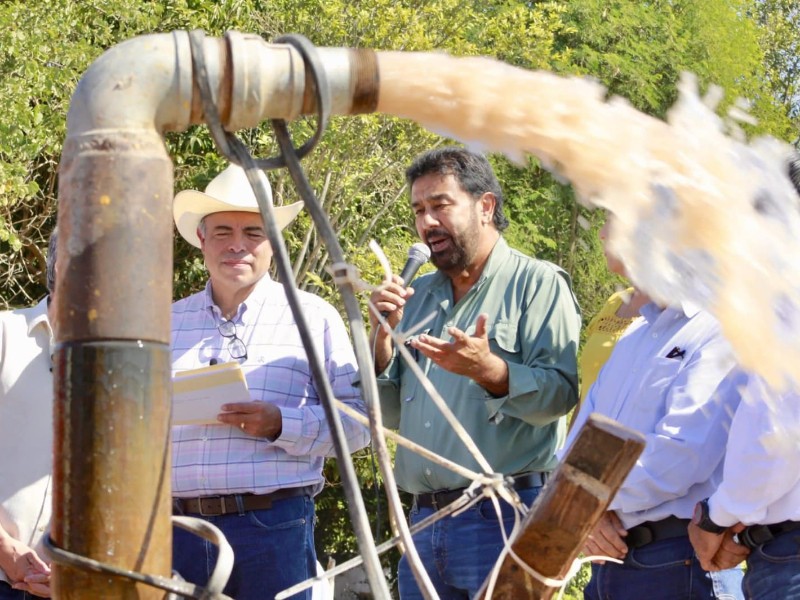 Supervisan avance de pozo profundo en Campanichaca; beneficiará a 10 mil habitantes